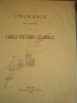 ONORANZE ALLA MEMORIA DI CARLO VITTORIO CICARELLI