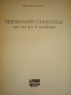 FERDINANDO CIANCIULLI:UNA VITA PER IL SOCIALISMO